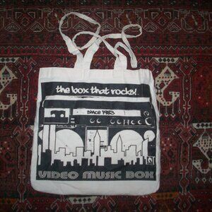 Small Tote Bag Gemline Cotton Eco Reusable The Box that Rocks since 1983, 13x13"